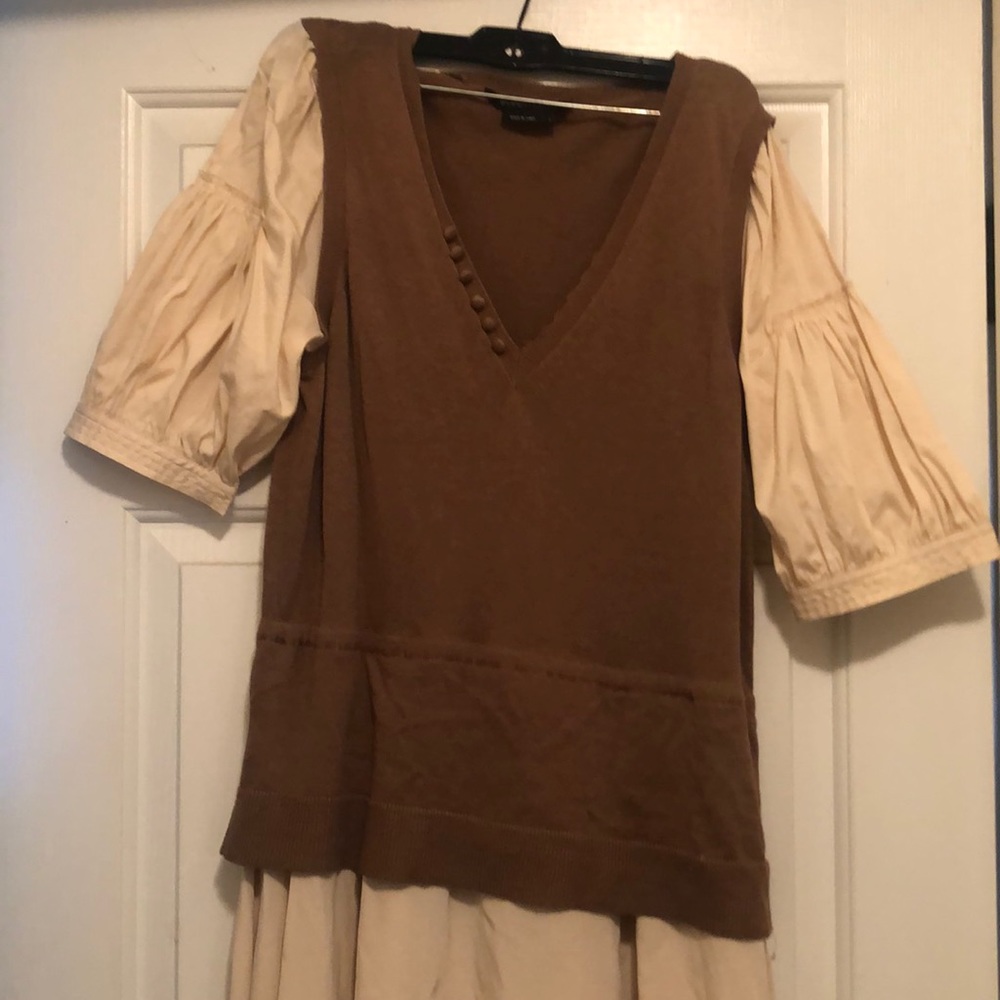 New BCBG silk sweater dress size L